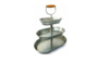 3 Tiered Galvanized Stand Display rental in Jupiter, FL