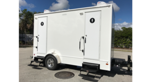 4 Stations Luxury Portable Restroom 8X14ft rental Jupiter, FL