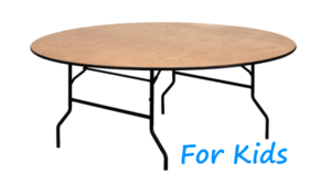 48" X 21" H Round - Children Table (Seats 6 To 8) rental in Jupiter, FL