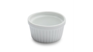 5Oz - Ramekin White Ceramic Ribbed rental Jupiter, FL