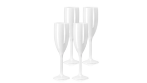5Oz Champagne Flute White Acrylic (24 Per Box) rental Jupiter, FL