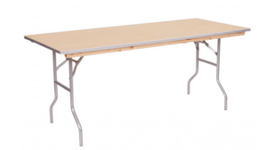 6' X 30" Banquet Table - Wood (Seats 6-8) rental Jupiter, FL