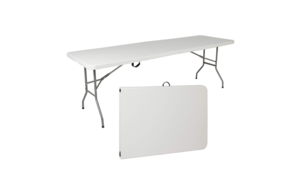 6' X 30" Rectangular Banquet Table (2) rental Jupiter, FL