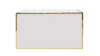 6ft Fenix Promenade Straight Bar White/Gold rental in Jupiter, FL