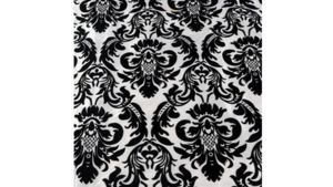 72X72 Black & White Damask- Overlay rental Jupiter, FL