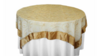 72X72 Gold - Embroidered W/Satin Ends- Overlay rental in Jupiter, FL
