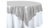 72X72 Silver - Sequin- Overlay rental in Jupiter, FL