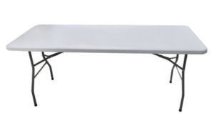 8 Ft X 30" Rectangular Banquet Table - Plastic rental Jupiter, FL
