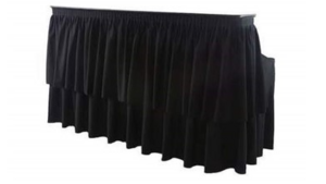 8' Two-Tier Bar W/Skirting rental Jupiter, FL
