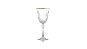9.25Oz Anne Marie Gold Wine Glass (25 Per Rack) rental Jupiter, FL