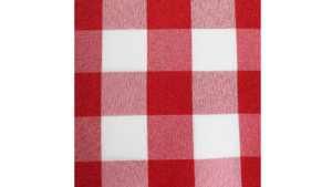 90X132 Red/White Polycheck - Buffalo Plaid rental Jupiter, FL