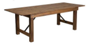 Farm Table / Vineyard Table rental Houston, TX