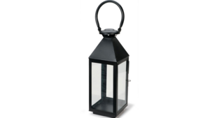 Black Metal Lantern 17" X5.5 X5.5 rental Jupiter, FL