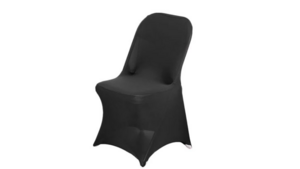 Black Spandex Folding Chair Cover rental Jupiter, FL