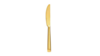 Brushed Gold Dinner Knife ( Set Of 10) rental in Jupiter, FL