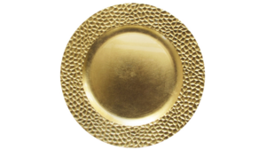 Gold Hammered Charger 13" rental Jupiter, FL
