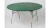 Kwik 60" Hunter Green Fitted Plastic Table Cover rental in Jupiter, FL