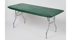 Kwik 8' X 30"Hunter Green Fitted Plastic Table rental Jupiter, FL