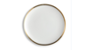 Luna White With Gold Rim Coupe Dinner Plate 10.5" rental in Jupiter, FL