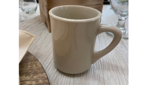 Off White/Ivory Coffee Mug Round Bottom rental Jupiter, FL