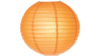 Orange Paper Lantern 14" W/ Light rental in Jupiter, FL