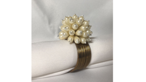 Pearl And Copper Gold Napkin Ring rental Jupiter, FL