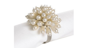 Pearl And Silver Napkin Ring rental Jupiter, FL