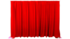 Pipe&Drape Holiday Red - 10ft Drape W/3" Top Loop rental in Jupiter, FL
