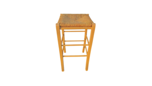 Rattan And Wood Barstool rental Jupiter, FL
