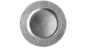 Silver Hammered Charger 13" rental Jupiter, FL