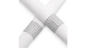 Silver Rhinestone Napkin Ring rental Jupiter, FL