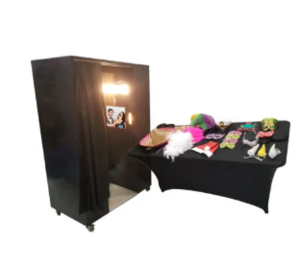 Enclosed Photo Booth rental Houston, TX