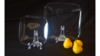 Square Clear Glass Dinner Plate rental in Jupiter, FL