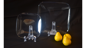 Square Clear Glass Salad/Dessert Plate rental Jupiter, FL
