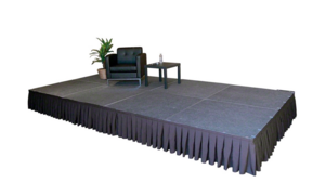 Stage Carpeting - Black (Per Sq/Ft) rental Jupiter, FL