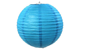 Turquoise Paper Lantern 12" rental Jupiter, FL