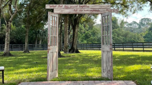 Wedding Arch Double Doors 80" H X 32" W rental Jupiter, FL