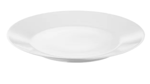 White Modern Round Dessert / Salad Plate 8.5" rental Jupiter, FL