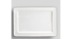 White Ceramic Rectangular Tray 16" X 10" X 1" rental in Jupiter, FL