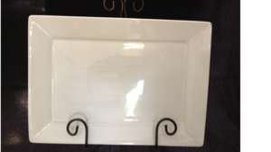 White Ceramic Trays 10" X 14" rental Jupiter, FL