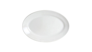 White Ceremic Oval 18"X12" rental Jupiter, FL