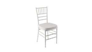 White Chiavari Chair W/White Cushion rental Jupiter, FL