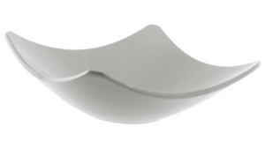 White Coupe Square Bowl 10" rental Jupiter, FL