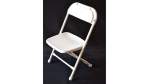 White Folding Children'S Chair " Do Show Wear rental Jupiter, FL