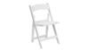 White Garden Folding Chair W/Padded Seat rental in Jupiter, FL