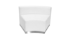 White Leather Concave Lounge Chair rental in Jupiter, FL