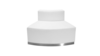 White Leather Convex Lounge Chair rental in Jupiter, FL