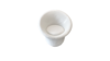 White Leather Egg Lounge Chair rental in Jupiter, FL