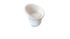 White Leather Egg Lounge Chair rental in Jupiter, FL