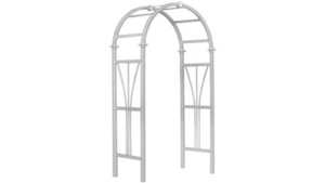 White Vinyl Arch Arbor 48" X 26" X 87" H rental Jupiter, FL